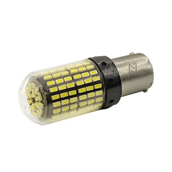 Светодиодная лампа Avolt P21W 4014-144smd Canbus белая 12v(16130)