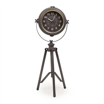 Годинник підлоговий металевий на тринозі Pier Loft Clocks & Co