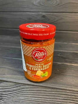 Соус POLLI Pesto Pomodori Secchi E Formaggio с томатами и базиликом 190г