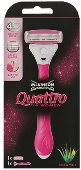 Бритва Wilkinson Sword Quattro For Woman Gift box (4027800138005)