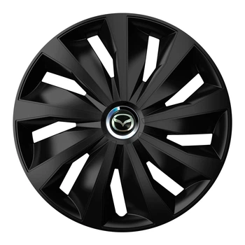Автомобільні ковпаки 4 Racing Grip Pro Black R16 4 шт. (з логотипом Mazda)
