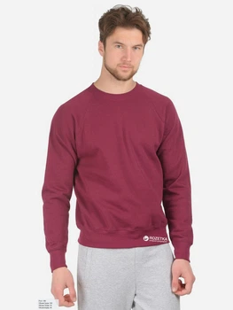 Свитшот утепленный мужской Fruit of the loom 062216041 Raglan Sweat S Бордовый