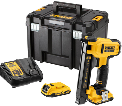 Степлер скобозабивний акумуляторний безщітковий DeWalt 18 В XR Li-Ion під скоби 25 мм (DCN701D2)