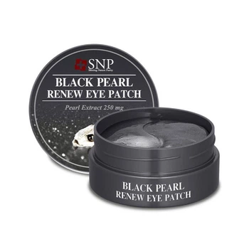 Гидрогелевые патчи для глаз с экстрактом черного жемчуга SNP Black Pearl Renew Eye Patch 60 шт (8809458843977)