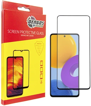 Защитное стекло для смартфона Samsung Galaxy M52 DENGOS Black (TGFG-192)