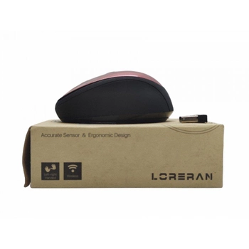 Компьютерная беспроводная Bluetooth Мышь LORERAN Wireless Mouse Bordo
