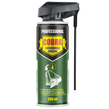 Силиконовая смазка, SILICONE SPRAY PROFESSIONAL COBRA, 200мл (NX20700)
