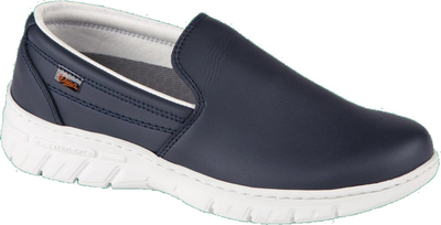 Туфли медицинские для мужчин Dian MODELO PLUMA MARINO PISO EVA BLANCO 45 Белые/Белые/синие (36675)
