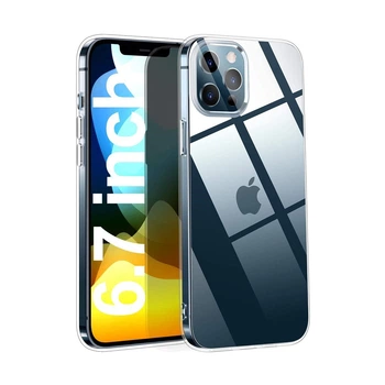 iPhone 12 Pro прозрачный силиконовый чехол Ultra Thin - Gisolo