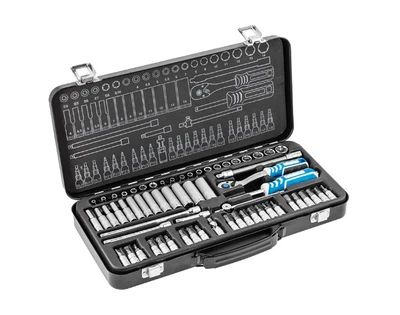 Набор инструментов Hoegert, 1/4" 63 предмета HT1R486