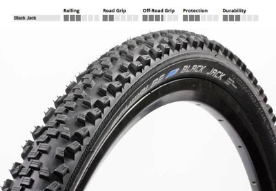 Шина Schwalbe Black Jack 26*2.00
