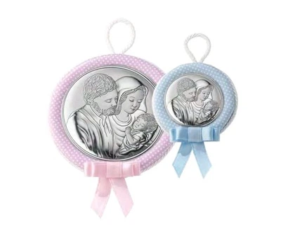 Ікона дитяча Valentі Свята Родина (Ø6,5 см) 10497 1 RA