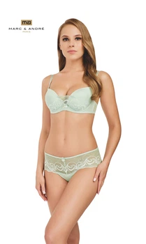 Комплект французского белья классический с пуш ап Collection Sweetie Marc & Andre S9-0216 70C-36 Мятный