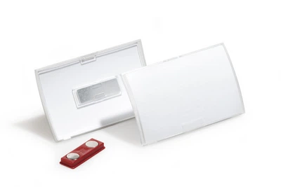 Бейдж Durable Click Fold 40x75 мм пластиковий на магніті