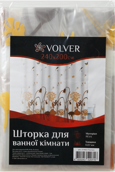 Шторка - фіранка для ванної VOLVER Flornes 51903