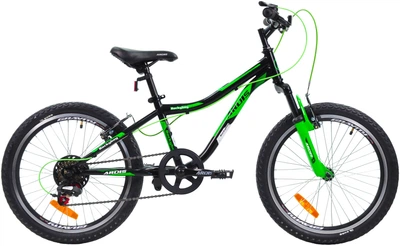 Детский велосипед Ardis Rocky Boy 20" 2021 Черно-зеленый (0492-1)