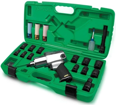 Набор пневмоинструмента Toptul 1/2" 27 единиц (GDAI2703)