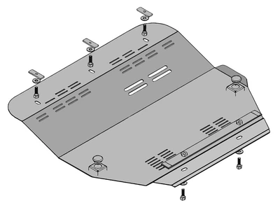 Захист картера Citroen C8 2002-2008 Кольчуга