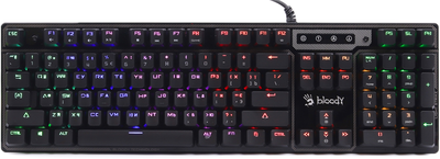 Клавиатура проводная Bloody B750N USB Black (4711421966191)