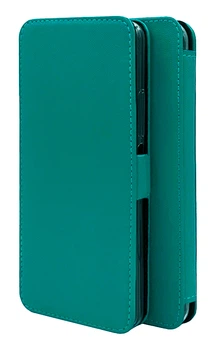 Чохол із натуральної шкіри Logarm Genuine Leather PRO для Samsung Galaxy M53 5G Бірюзовий