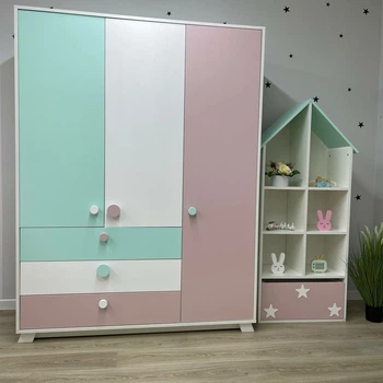 Шкаф детский Scandic Kid Разноцветный