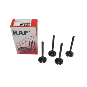 Клапан RAF ВАЗ 2108, 2109, 21099, 2110, 8 клап двиг 1.5л, ГАЗ двиг МЗ-406, комплект впуск 4 шт (49091)