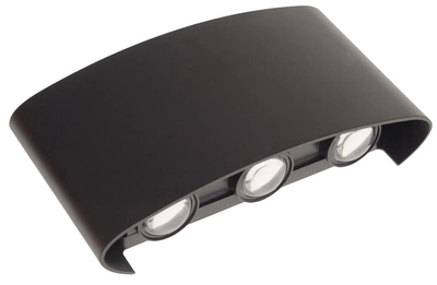Фасадный светильник Brille AL-264/6х1W NW LED IP65 BK (34-478)