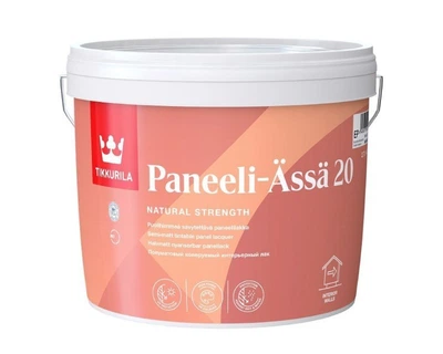 Лак акриловый TIKKURILA PANEELI-ÄSSÄ 20 панельный полуматовый 2,7л