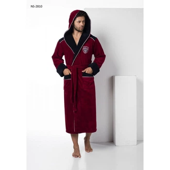 Халат чоловічий "NUSA" L/XL ns 2810 bordo