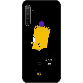 Силиконовый бампер Casemarket с изображением для Realme 5 Симпсон