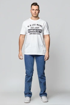 Футболка Lee SS KANSAS CITY TEE Regular Fit (L60TFE12) Белый XL-00