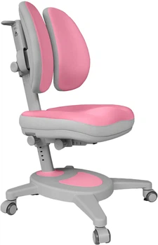 Крісло Mealux Onyx Duo DPG (Y-115 DPG) Рожевий / Сірий