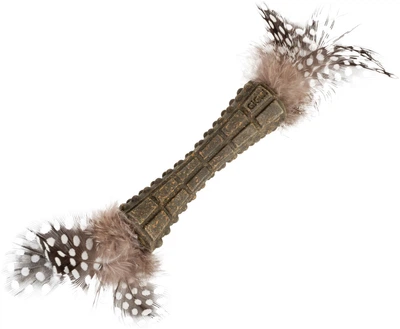 Іграшка для котів GiGwi Спресована котяча м'ята з пір'ям Catnip 8 см (75335Collar)