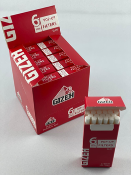 Фильтры сигаретные GIZEH XL Slim Filters 6mm. ( 3 пачки по 100шт