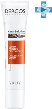 Vichy Dercos Kera-Solutions Serum odżywcze z kompleksem Pro-Keratin do odbudowy zniszczonych i osłabionych końcówek włosów 40 ml (3337875673921)