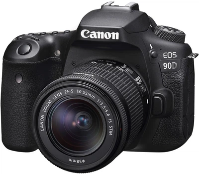 Зеркальный фотоаппарат Canon EOS 90D kit (18-55mm) STM