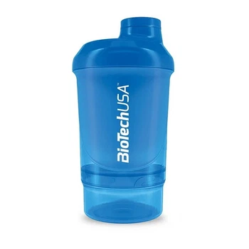 Шейкер Biotech Wave + Nano Shaker (300ml + 150ml) мл, голубой (484203)