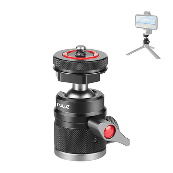 Шарнірна головка для штатива з різьбленням 1/4 та 3/8 дюйма Puluz PU3075B