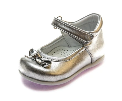 Туфли Sibel Bebe 119 сер кожа (19-21) Серебристый 21