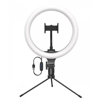 Набір блогера Кільцева лампа селфі кільце Baseus Live Stream Holder-table Stand 254мм 10 режимів (CRZB10-A01)