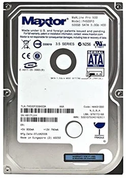 Накопитель HDD SATA 500GB Maxtor 7200rpm 16MB (7H500F0) Refurbished