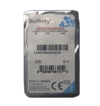 Контактные линзы CooperVision Biofinity -5.50 1 шт.