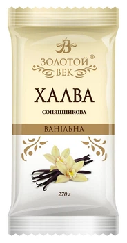 Халва Zolotoi Vek Ванільна 270 г (4820026700106)