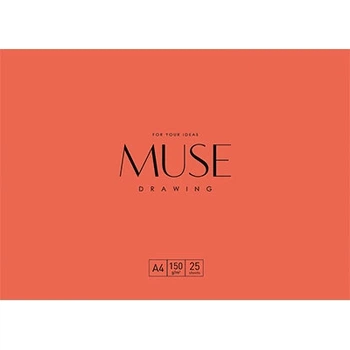 Бумага для рисования А4+ 25л в папке MUSE PD-A4-041