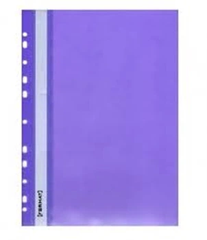 Скоросшиватель А4 с перфорацией фиолетовый Economix Light F38504-12
