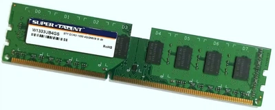 Оперативная память Super Talent DDR3 4Gb 1333MHz PC3-10600U 2Rx8 CL9 1.5V (W1333UB4GS) Б/У