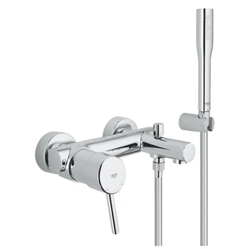 Кран в ванную одновентильный с коротким гусаком GROHE Concetto хром латунь 32212001
