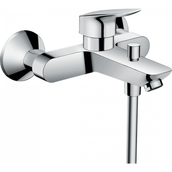 Кран у ванну одновентильний із коротким носиком HANSGROHE LOGIS хром латунь 71400000