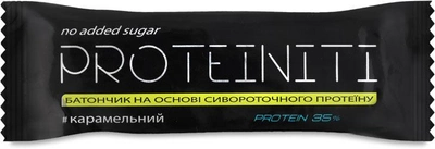 Упаковка протеиновых батончиков Proteiniti Карамельный 40 г х 20 шт (14820221410159)