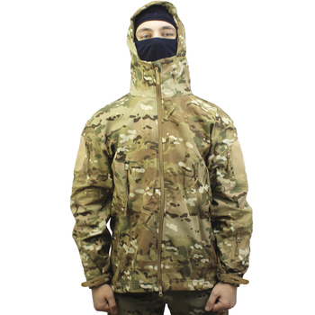 Тактическая куртка Lesko A001 Camouflage CP XL Soft Shell tactical мужская